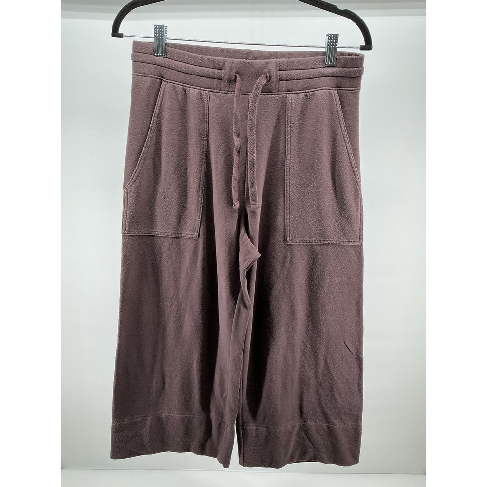 SuperSoft Fleece Cropped Wide Leg Pants - Picture 1 of 3